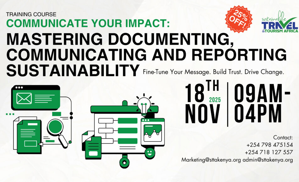No.1 Best Sustainability Documentation, reporting and Communication Training Course | STTA Q4 2025 poster